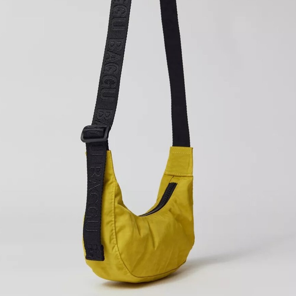 NWT Baggu Mini Crescent Bag - Sour - Picture 5 of 8